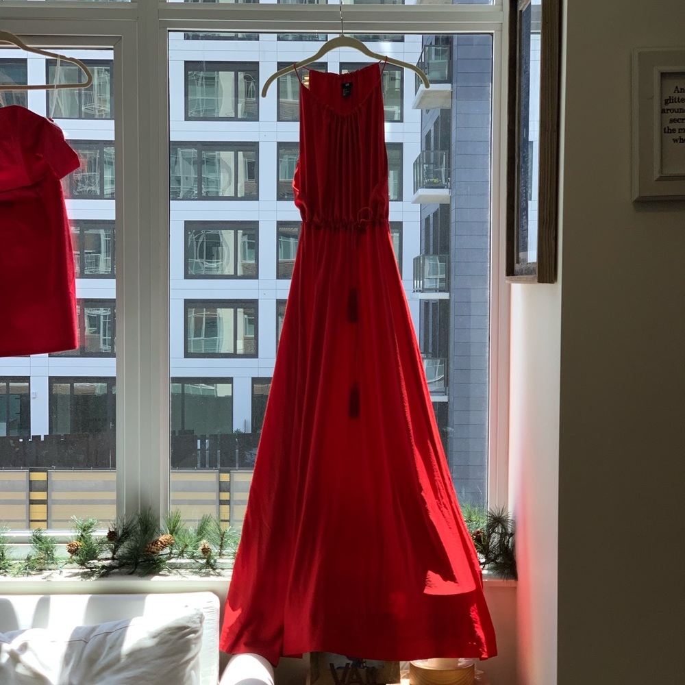 H&M Red Maxi Dress